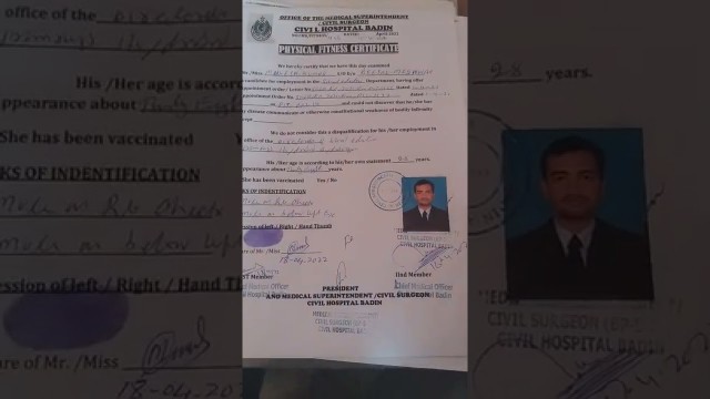 'How to get Police verification and Physical fitness certificate Easily PST/JEST Iba Sukkur Part 2'