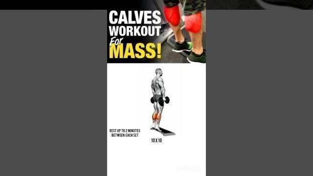 'DO THIS IF YOU WANT BIG CALVES #shorts #workout #calves #calf #big #fitness #viral #grow #mass'