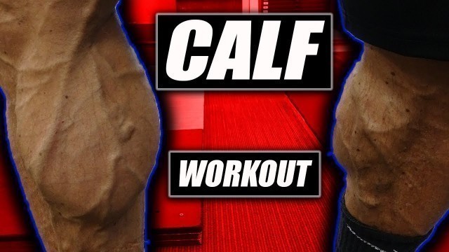 'Full Calf Workout + Stretching equals muscle growth'