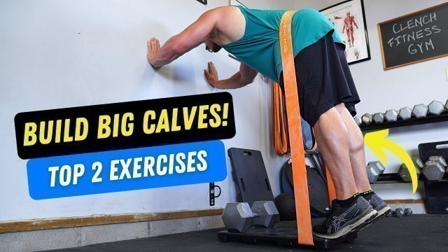 'How to Do a Calf Raise with Bands - Donkey Calf Raises'