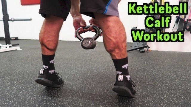 'Intense 5 Minute Kettlebell Calf Workout'